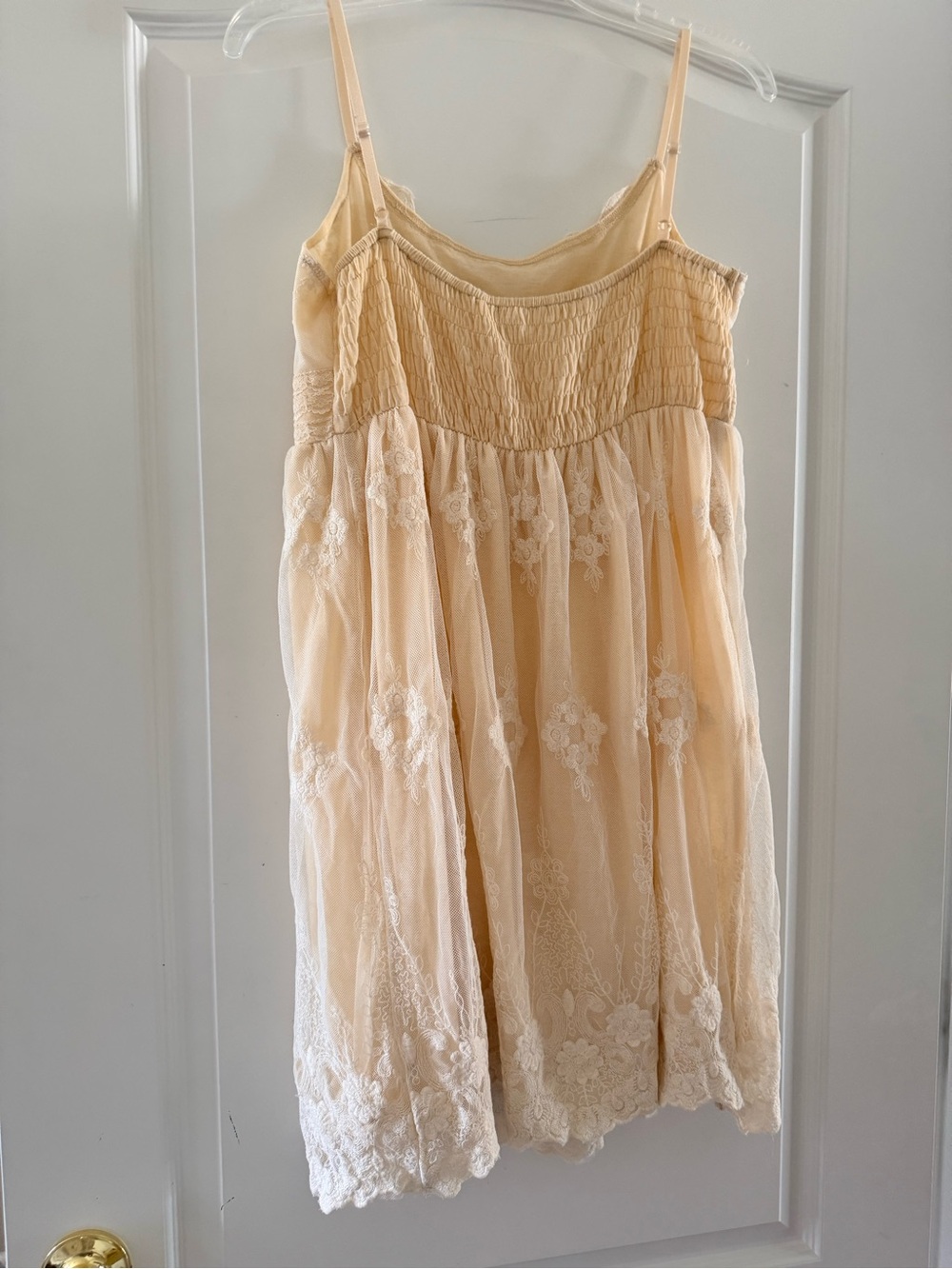 Blu Pepper Cream Lace-Trim Top - Picture 7 of 7